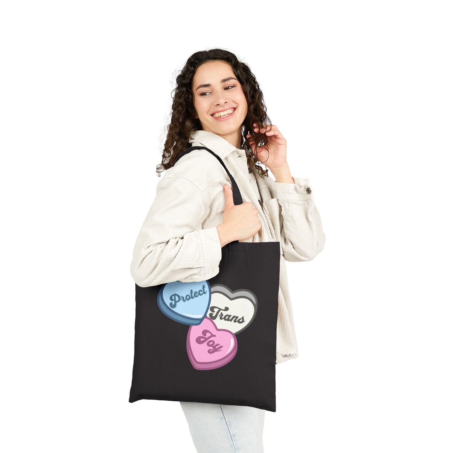 Protect Trans Joy Tote Bag | Trans Pride & Solidarity Collection