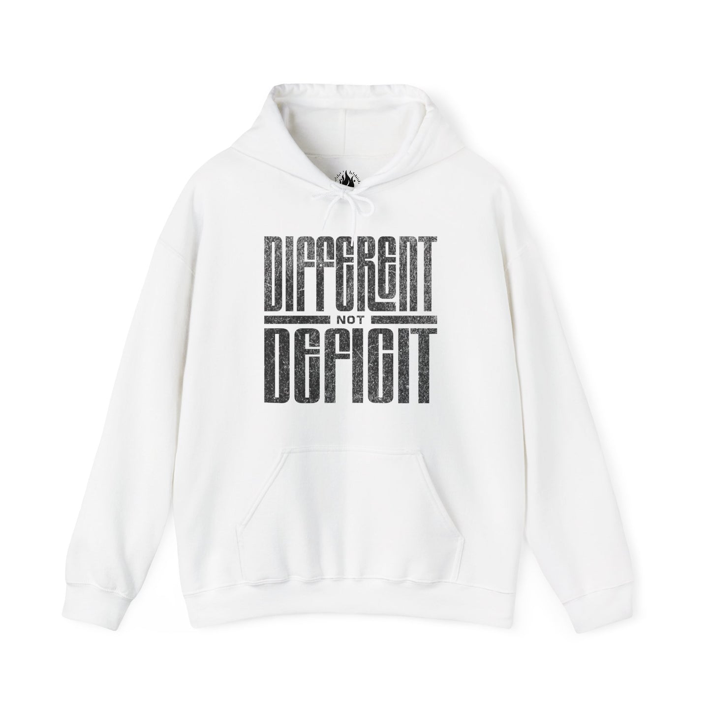 "Different Not Deficit" Unisex Hoodie | Autism & Neurodiversity Advocacy Hooded Sweatshirt