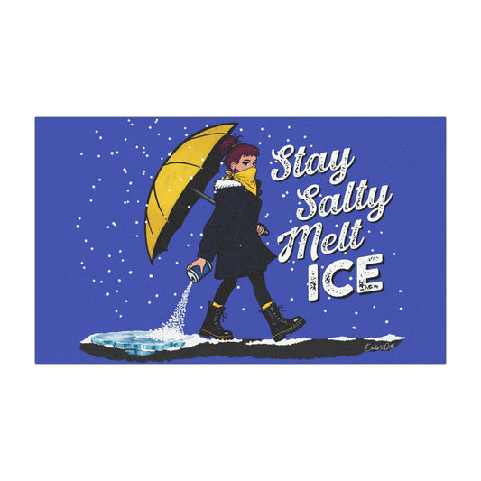 Stay Salty Melt ICE Car Magnet | Anti-ICE Magnet | Immigrant Rights & Solidarity Collection