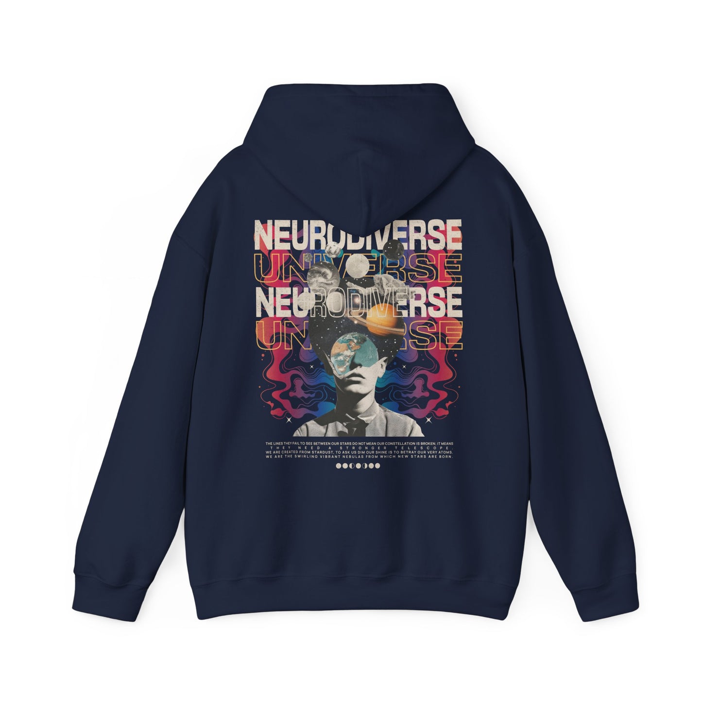 Neurodiverse Universe Unisex Hoodie | Neurodiversity Advocacy Hooded Sweatshirt
