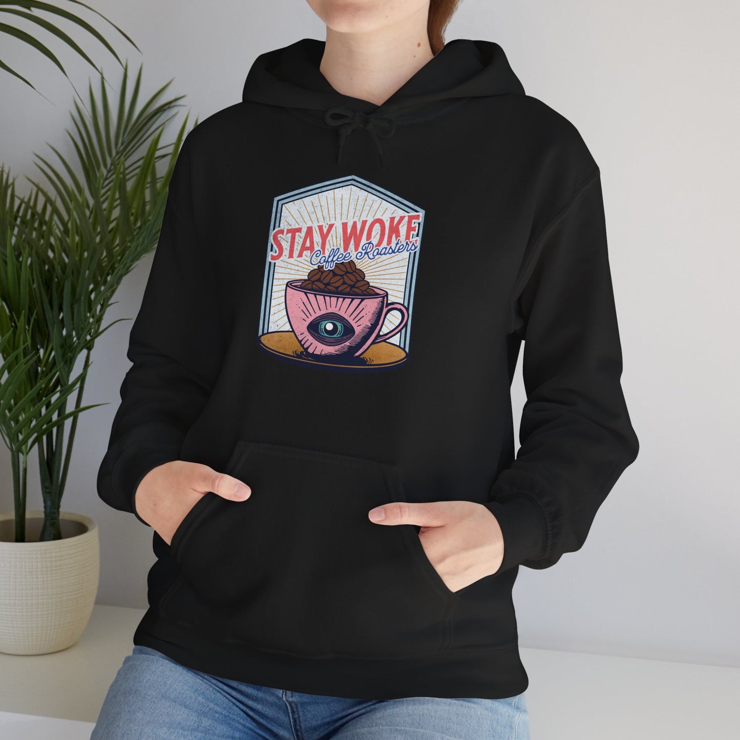 Stay Woke Coffee Roasters Unisex Hoodie | Fuel the Resistance Hooded Sweatshirt | Firestarter Fund Collection