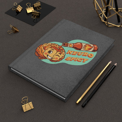 "Neurospicy" Lined Hardcover Journal | Autism & Neurodiversity Advocacy Journal