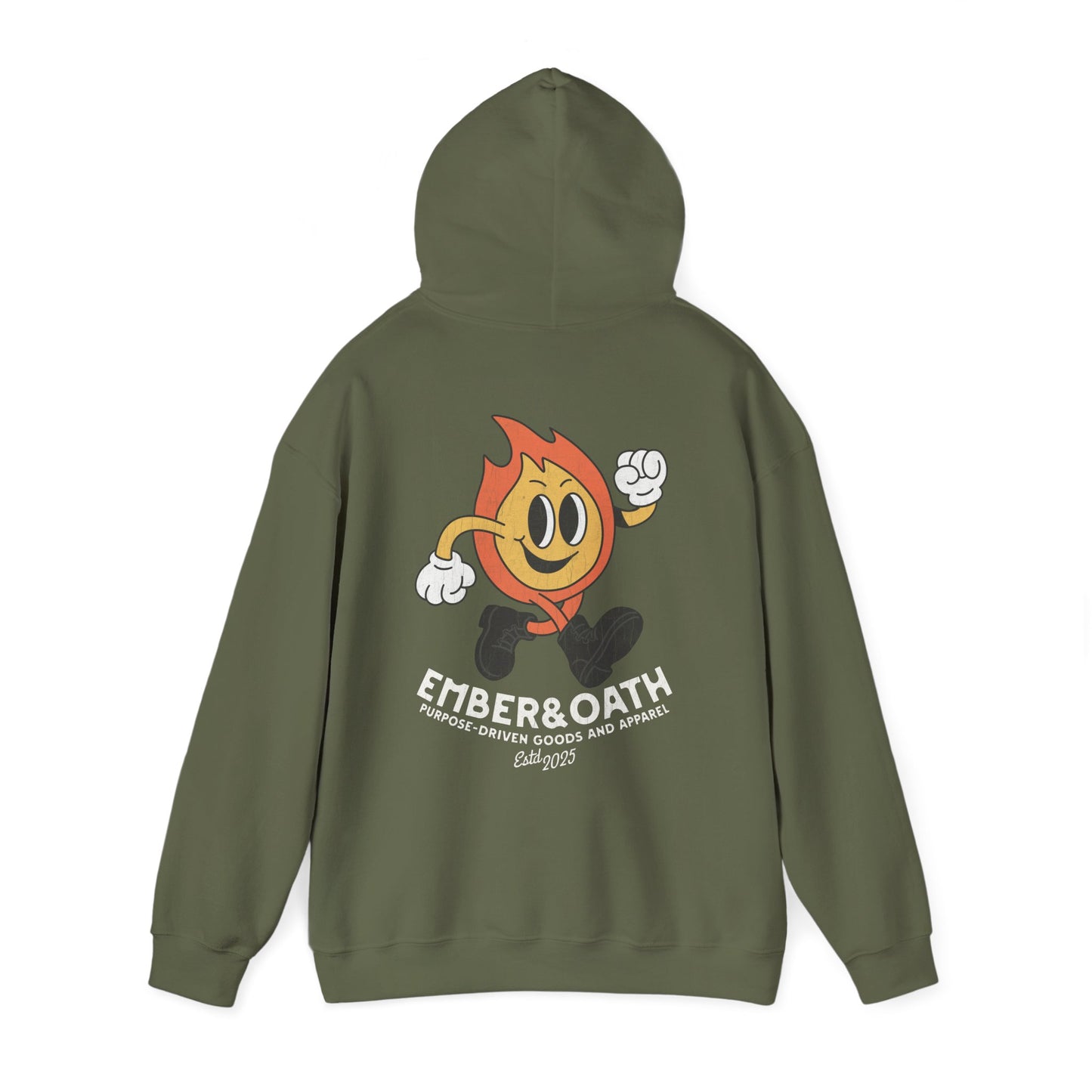 Emory Unisex Hoodie | The Firestarter Fund Mascot Hooded Sweatshirt
