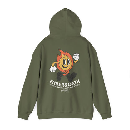 Emory Unisex Hoodie | The Firestarter Fund Mascot Hooded Sweatshirt