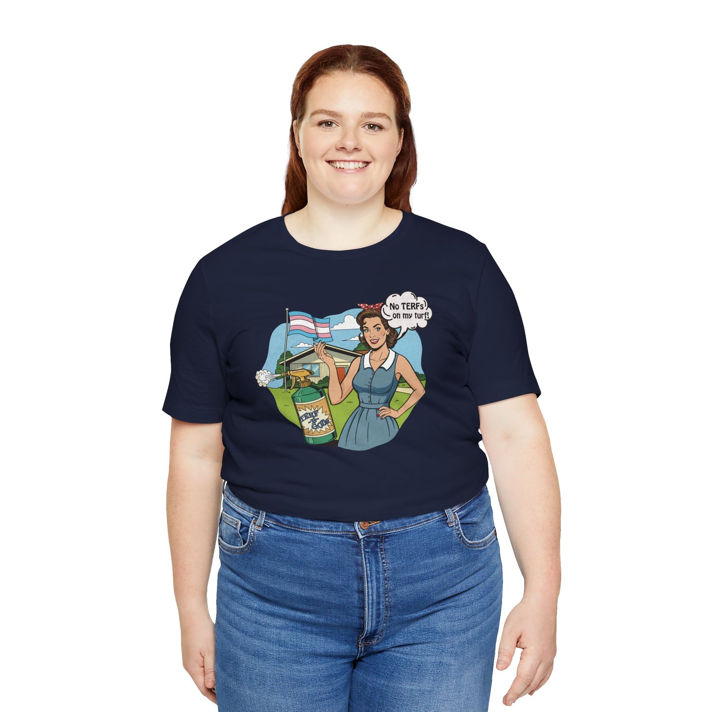 No TERFs On My Turf Unisex Tee | Trans Pride & Solidarity Collection