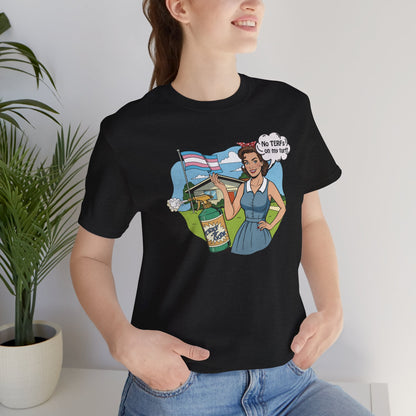 No TERFs On My Turf Unisex Tee | Trans Pride & Solidarity Collection