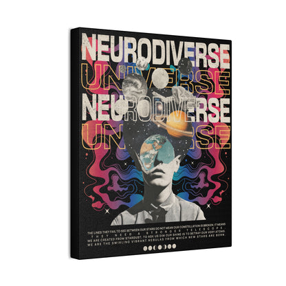 Neurodiverse Universe Canvas Print | Autism & Neurodiversity Advocacy Wall Art