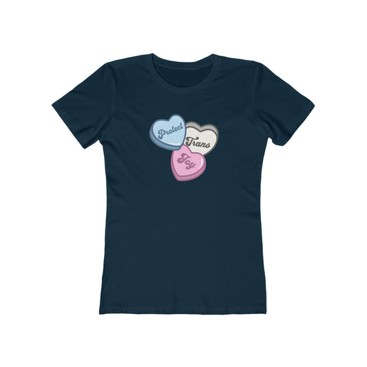 Protect Trans Joy Fitted Tee | Trans Pride & Solidarity Collection
