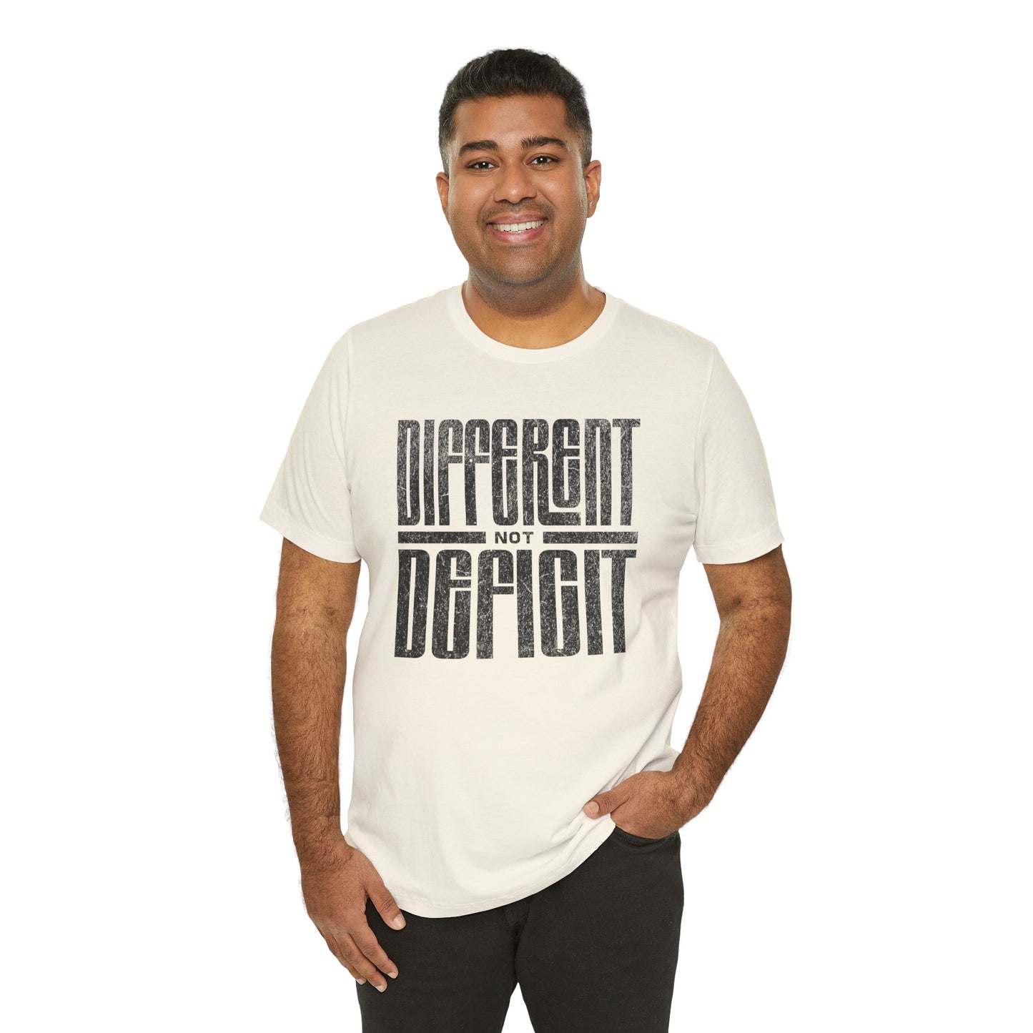 "Different Not Deficit" Unisex Tee | Autism & Neurodiversity Advocacy Shirt