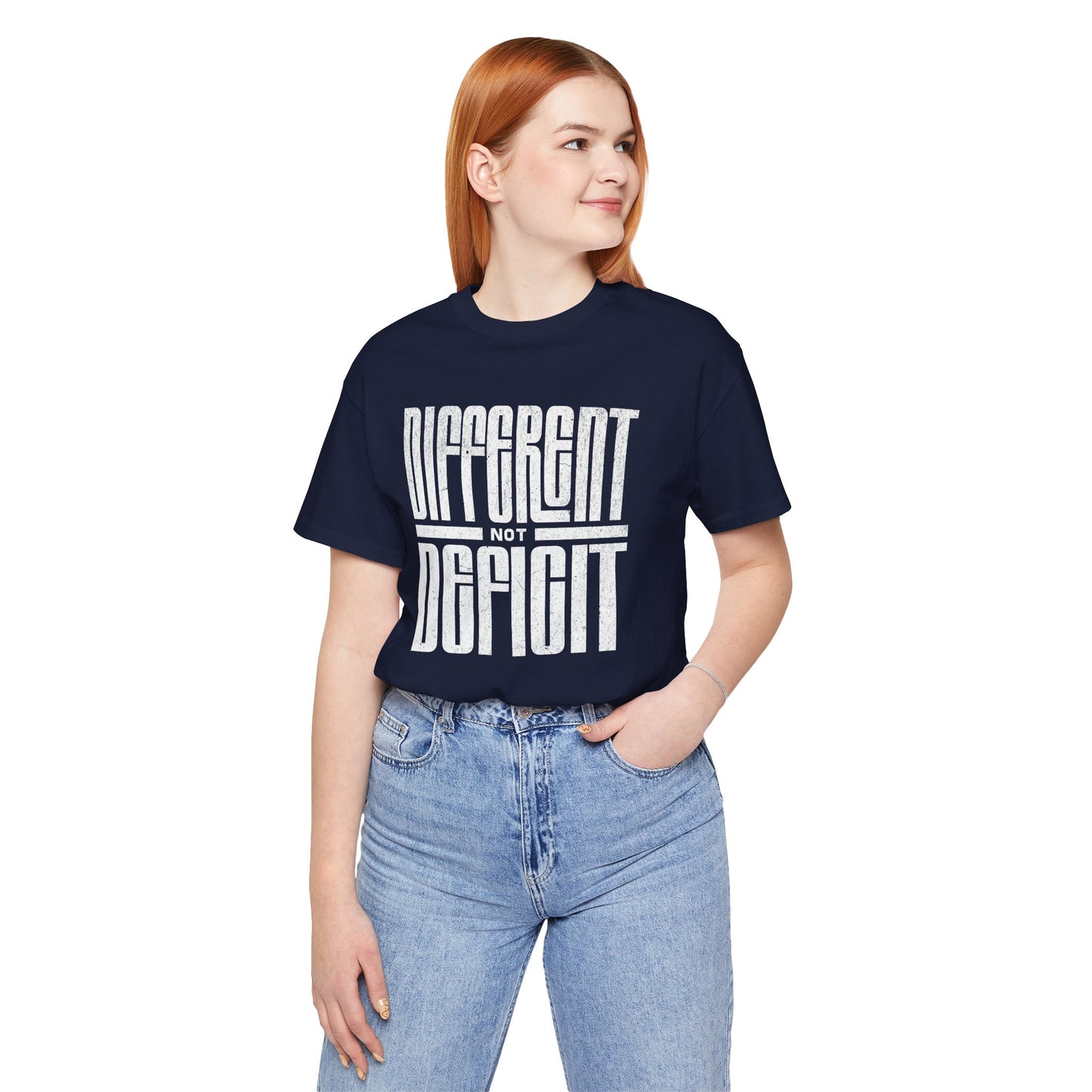 "Different Not Deficit" Unisex Tee | Autism & Neurodiversity Advocacy Shirt