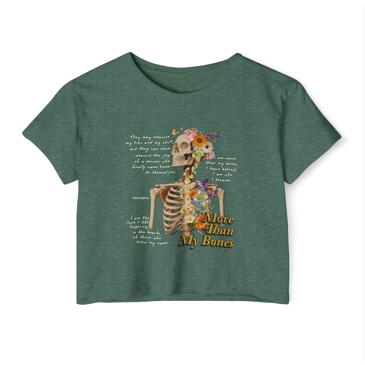 More Than My Bones Crop Top | Trans Rights & Solidarity Collection