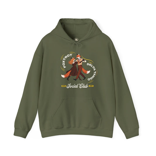 Foxtrot Delta Tango Unisex Hoodie | Social Club for Dissent Hooded Sweatshirt | Firestarter Fund Collection
