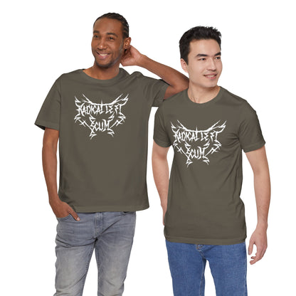 Radical Left Scum Heavy Metal Unisex Tee | The Collective Flame Fund Collection