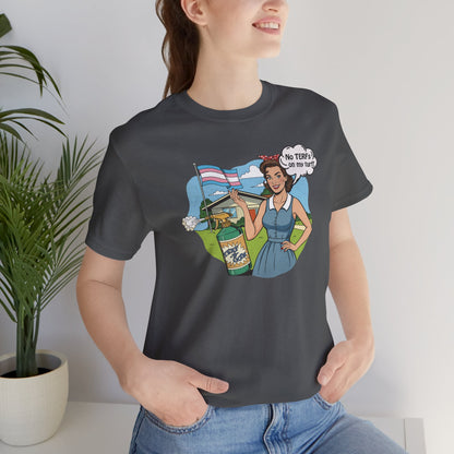 No TERFs On My Turf Unisex Tee | Trans Pride & Solidarity Collection