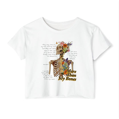 More Than My Bones Crop Top | Trans Rights & Solidarity Collection