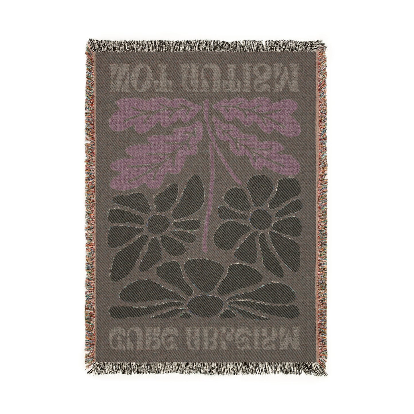 "Cure Ableism Not Autism" Woven Blanket | Autism & Neurodiversity Advocacy Shirt