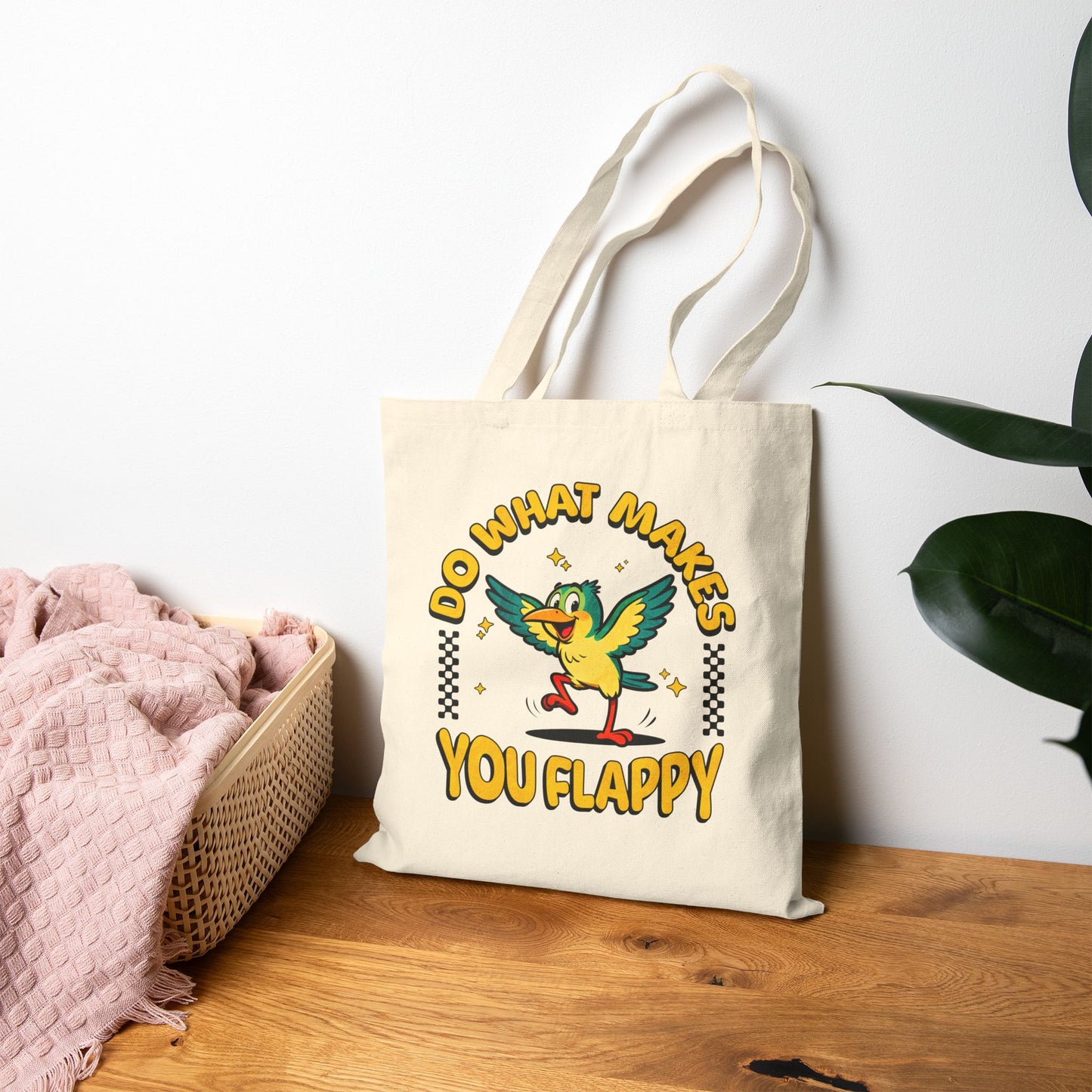 "Do What Makes You Flappy" Tote Bag | Autism & Neurodiversity Advocacy Bag