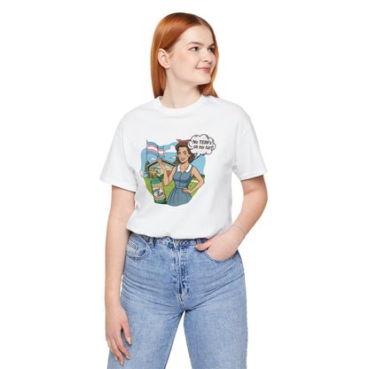 No TERFs On My Turf Unisex Tee | Trans Pride & Solidarity Collection