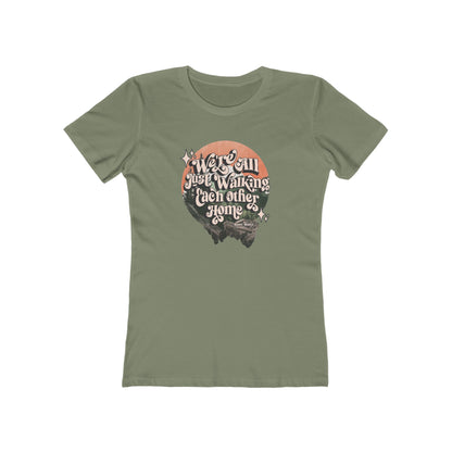 Walking Each Other Home Fitted Tee | Ram Dass Quote Shirt | The Collective Flame Fund Collection