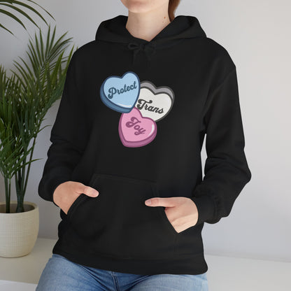 Protect Trans Joy Unisex Hoodie | Trans Pride & Solidarity Collection