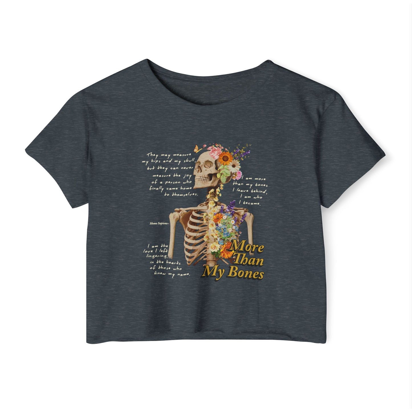 More Than My Bones Crop Top | Trans Rights & Solidarity Collection