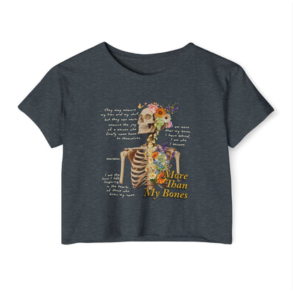 More Than My Bones Crop Top | Trans Rights & Solidarity Collection