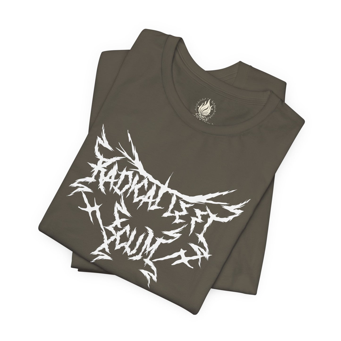 Radical Left Scum Heavy Metal Unisex Tee | The Collective Flame Fund Collection