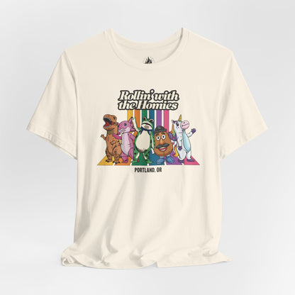 Rollin' with the Homies Unisex Tee | Portland Anti-ICE Inflatable Resistance Shirt | Firestarter Fund Collection