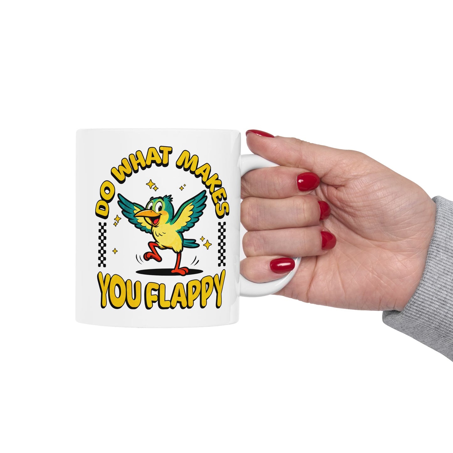 "Do What Makes You Flappy" Coffee Mug | Autism & Neurodiversity Advocacy Mug