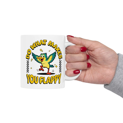 "Do What Makes You Flappy" Coffee Mug | Autism & Neurodiversity Advocacy Mug