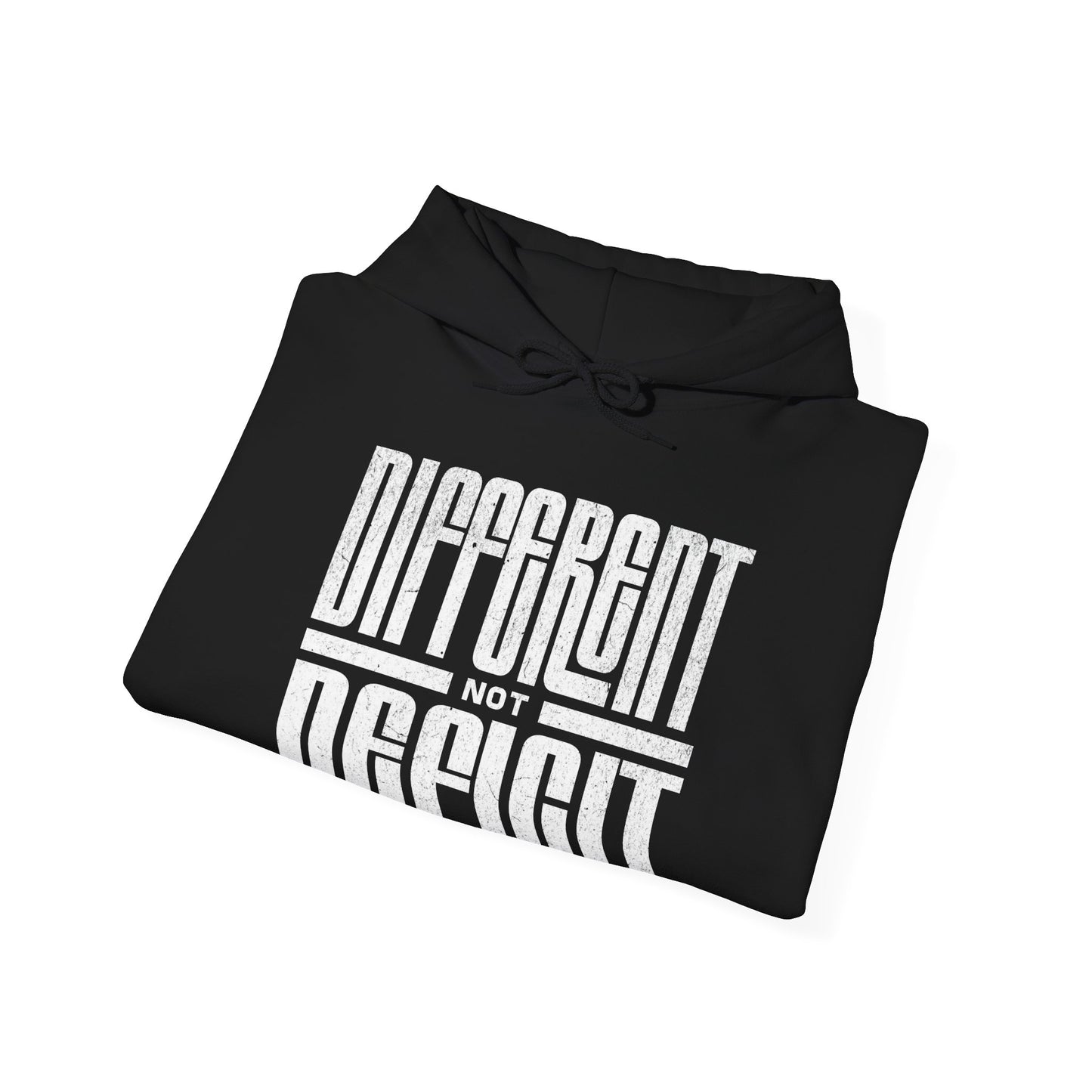 "Different Not Deficit" Unisex Hoodie | Autism & Neurodiversity Advocacy Hooded Sweatshirt