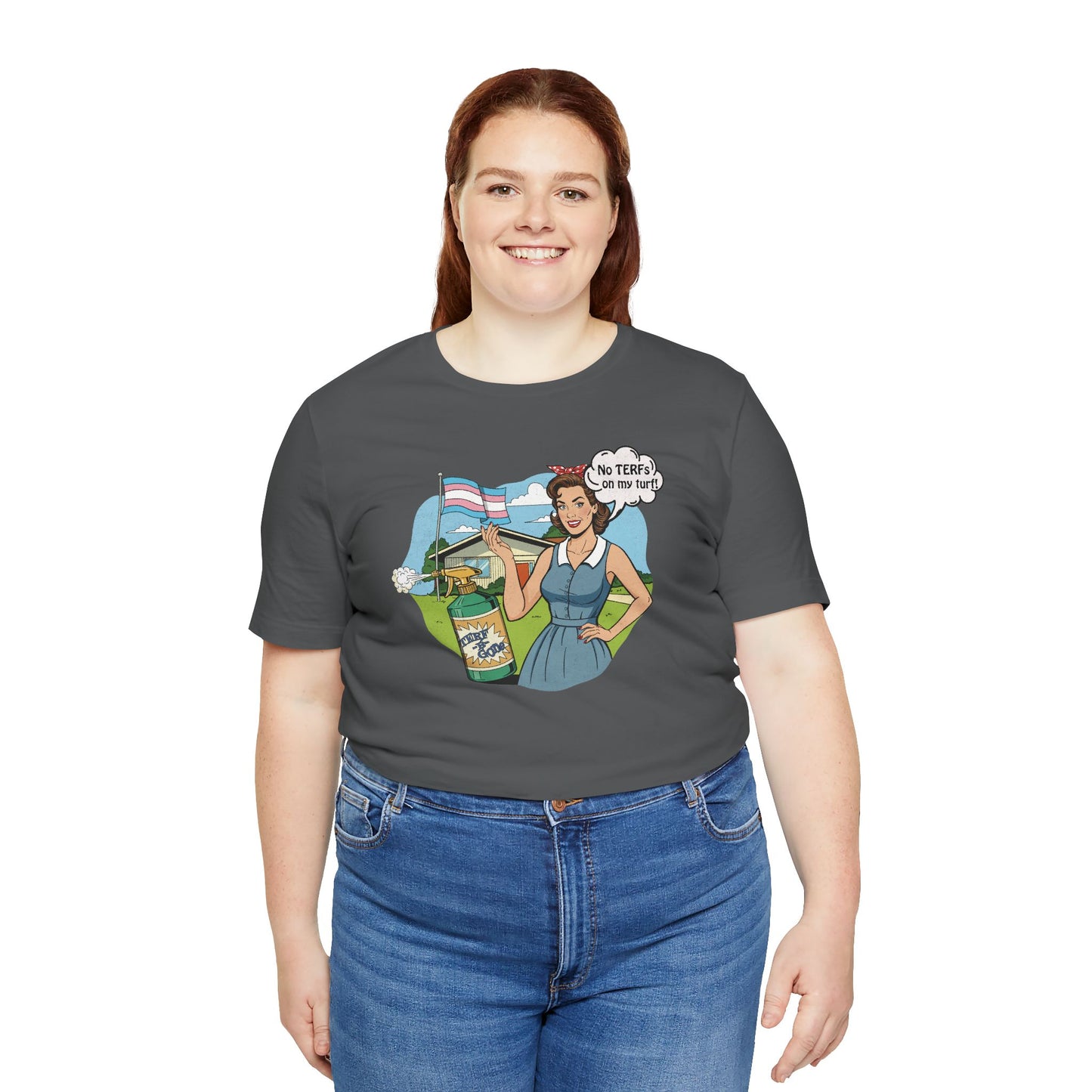 No TERFs On My Turf Unisex Tee | Trans Pride & Solidarity Collection
