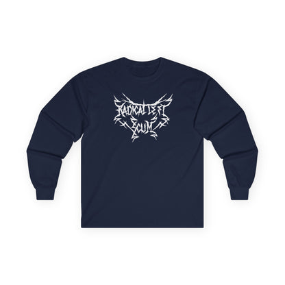 Radical Left Scum Heavy Metal Unisex Long Sleeve Tee | The Collective Flame Fund Collection