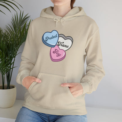Protect Trans Joy Unisex Hoodie | Trans Pride & Solidarity Collection