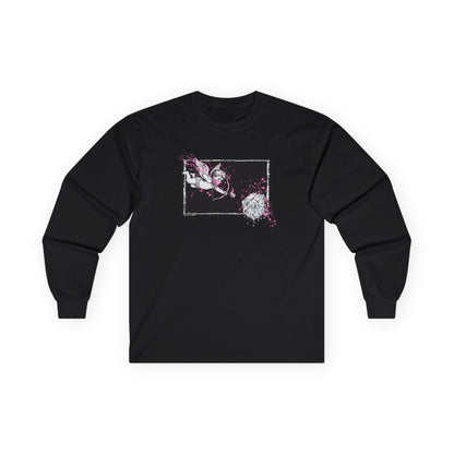 Cupid Against ICE Unisex Long Sleeve Tee | Anti-ICE Shirt | The Collective Flame Fund Collection