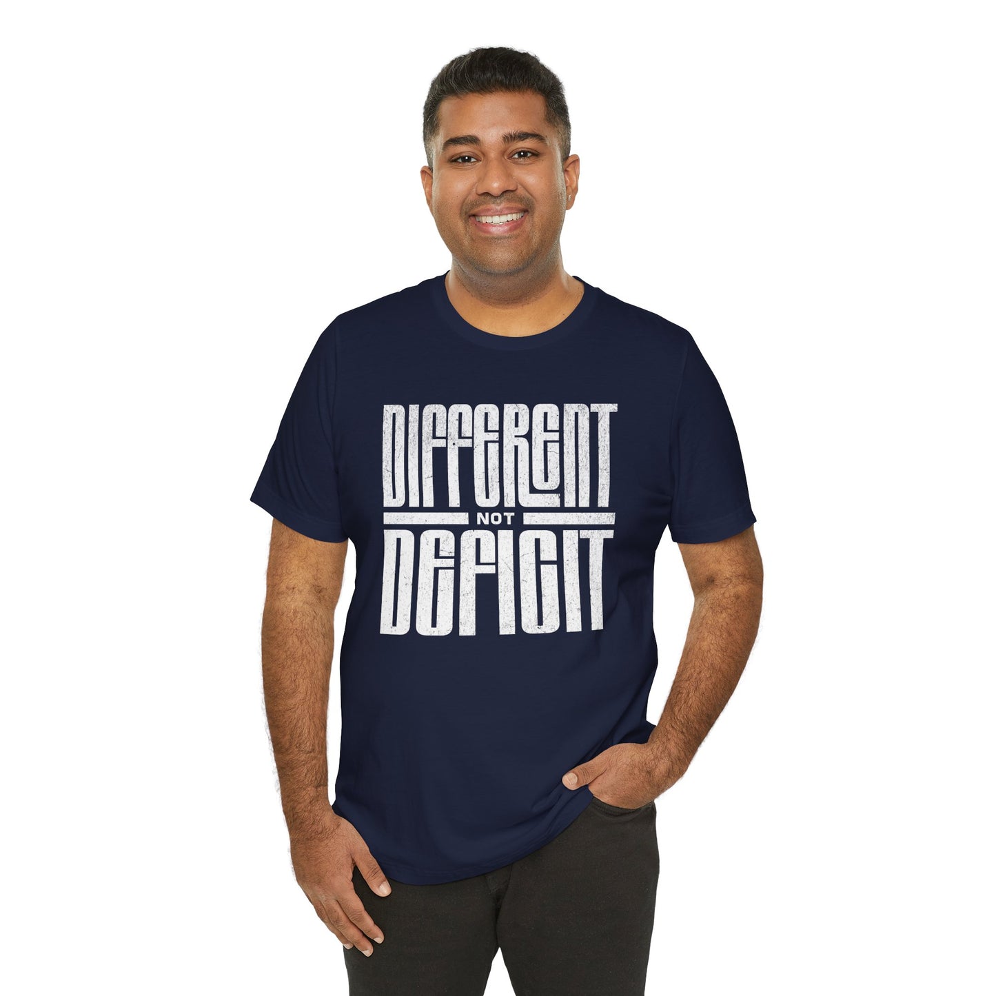 "Different Not Deficit" Unisex Tee | Autism & Neurodiversity Advocacy Shirt