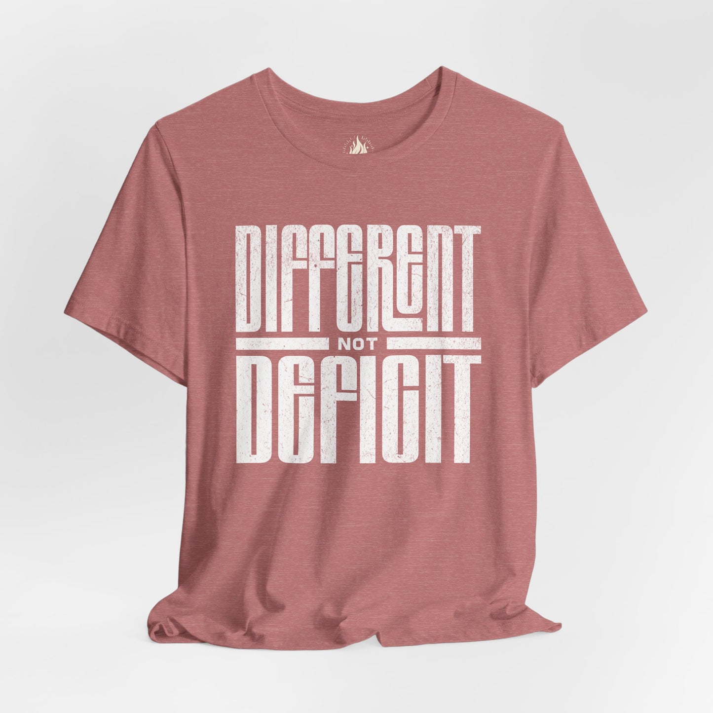 "Different Not Deficit" Unisex Tee | Autism & Neurodiversity Advocacy Shirt