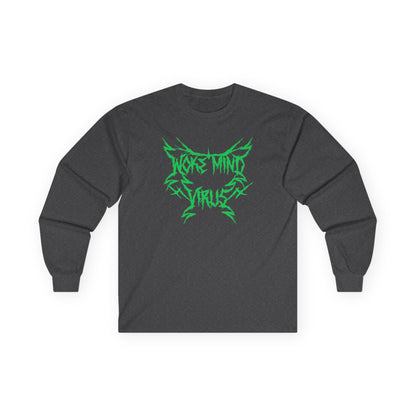 Woke Mind Virus Heavy Metal Unisex Long Sleeve Tee | The Collective Flame Fund Collection