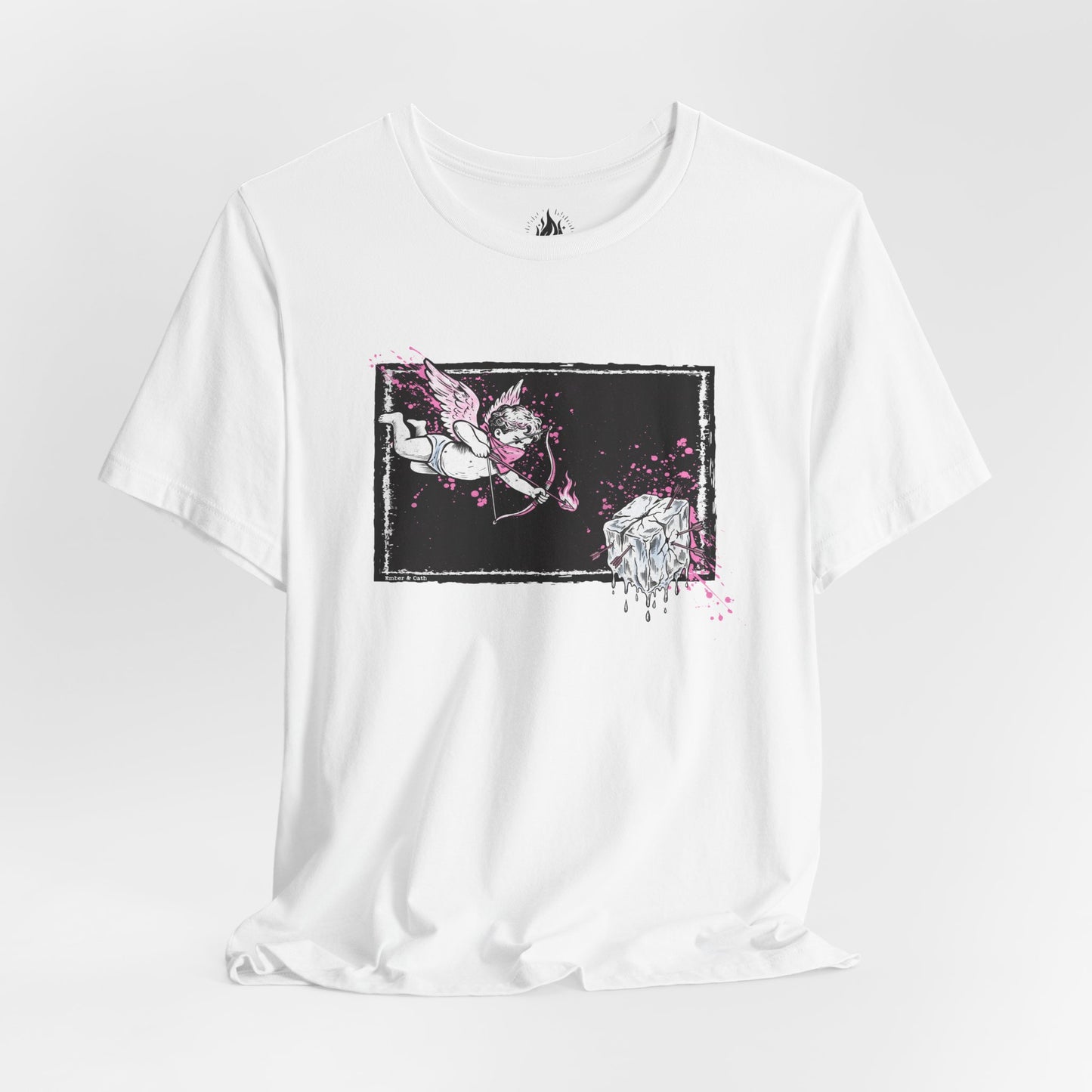 Cupid Against ICE Unisex Tee | Anti-ICE Shirt | The Collective Flame Fund Collection