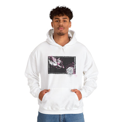 Cupid Against ICE Unisex Hoodie | Anti-ICE Hooded Sweatshirt | The Collective Flame Fund Collection