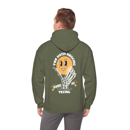"Too Much Masking" Unisex Hoodie | Autism & Neurodiversity Advocacy Hooded Sweatshirt