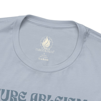 "Cure Ableism Not Autism" Tee | Retro Floral Activist Shirt | Ember & Oath