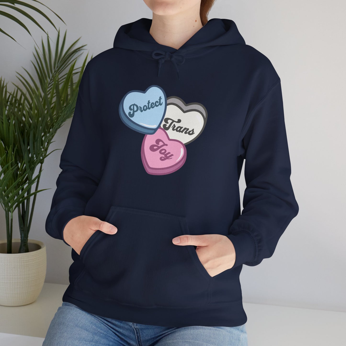 Protect Trans Joy Unisex Hoodie | Trans Pride & Solidarity Collection
