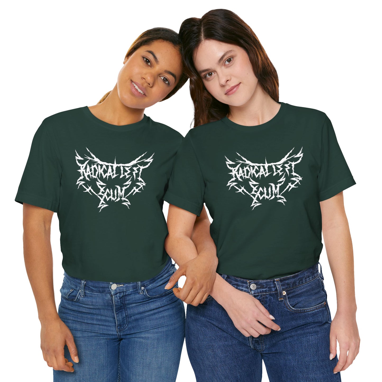 Radical Left Scum Heavy Metal Unisex Tee | The Collective Flame Fund Collection