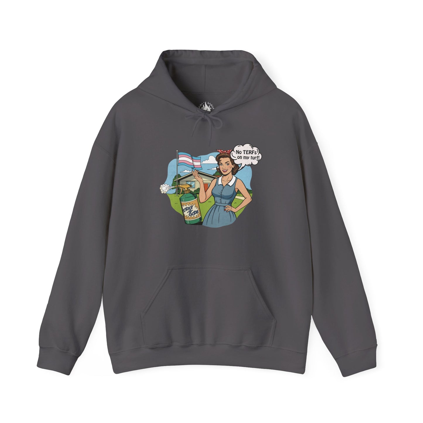 No TERFs On My Turf Unisex Hoodie | Trans Pride & Solidarity Collection