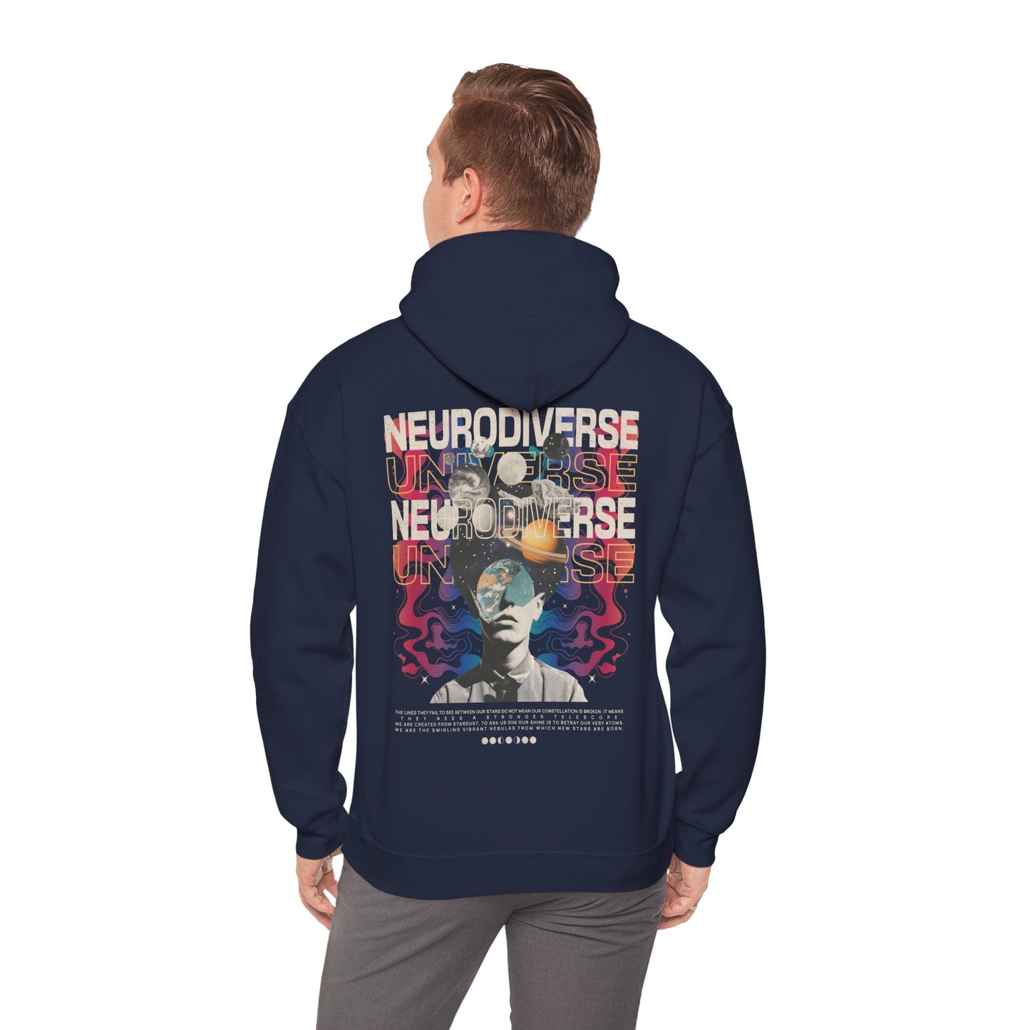 Neurodiverse Universe Unisex Hoodie | Neurodiversity Advocacy Hooded Sweatshirt