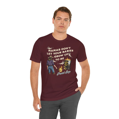 Mama's Don't Let Your Babies Grow Up To Be Proud Boys Unisex Tee | Anti-Fascist Shirt | The Collective Flame Fund Collection