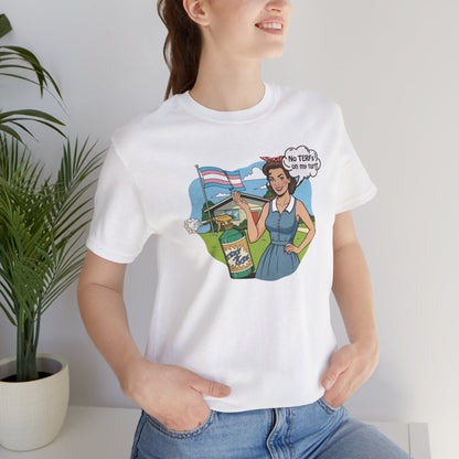 No TERFs On My Turf Unisex Tee | Trans Pride & Solidarity Collection