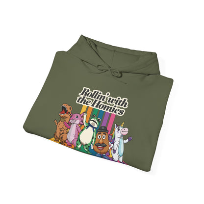 Rollin' with the Homies Unisex Hoodie | Portland Anti-ICE Inflatable Resistance Hooded Sweatshirt | Firestarter Fund Collection