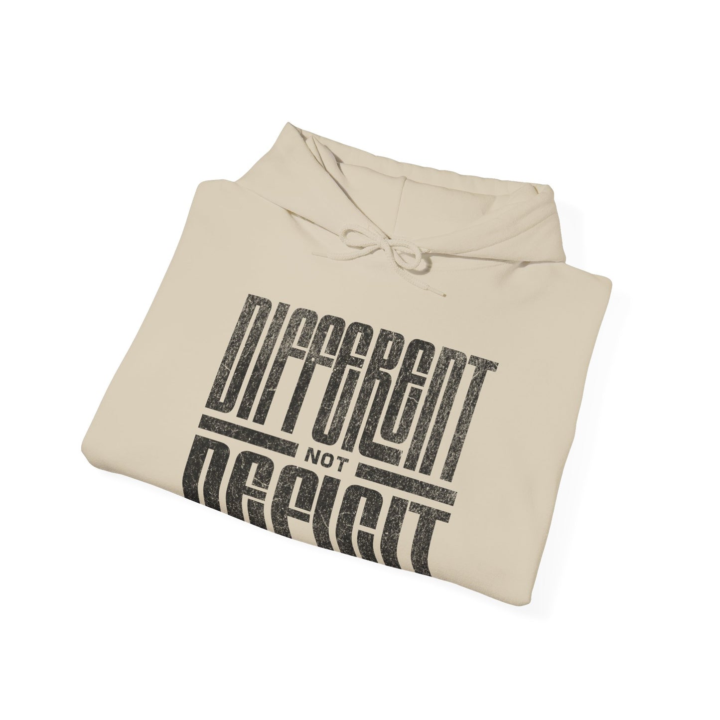 "Different Not Deficit" Unisex Hoodie | Autism & Neurodiversity Advocacy Hooded Sweatshirt